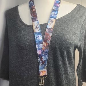 Dragons Long Lanyard With Dragon charm!